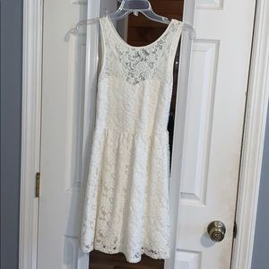 White Lacy Summer Dress